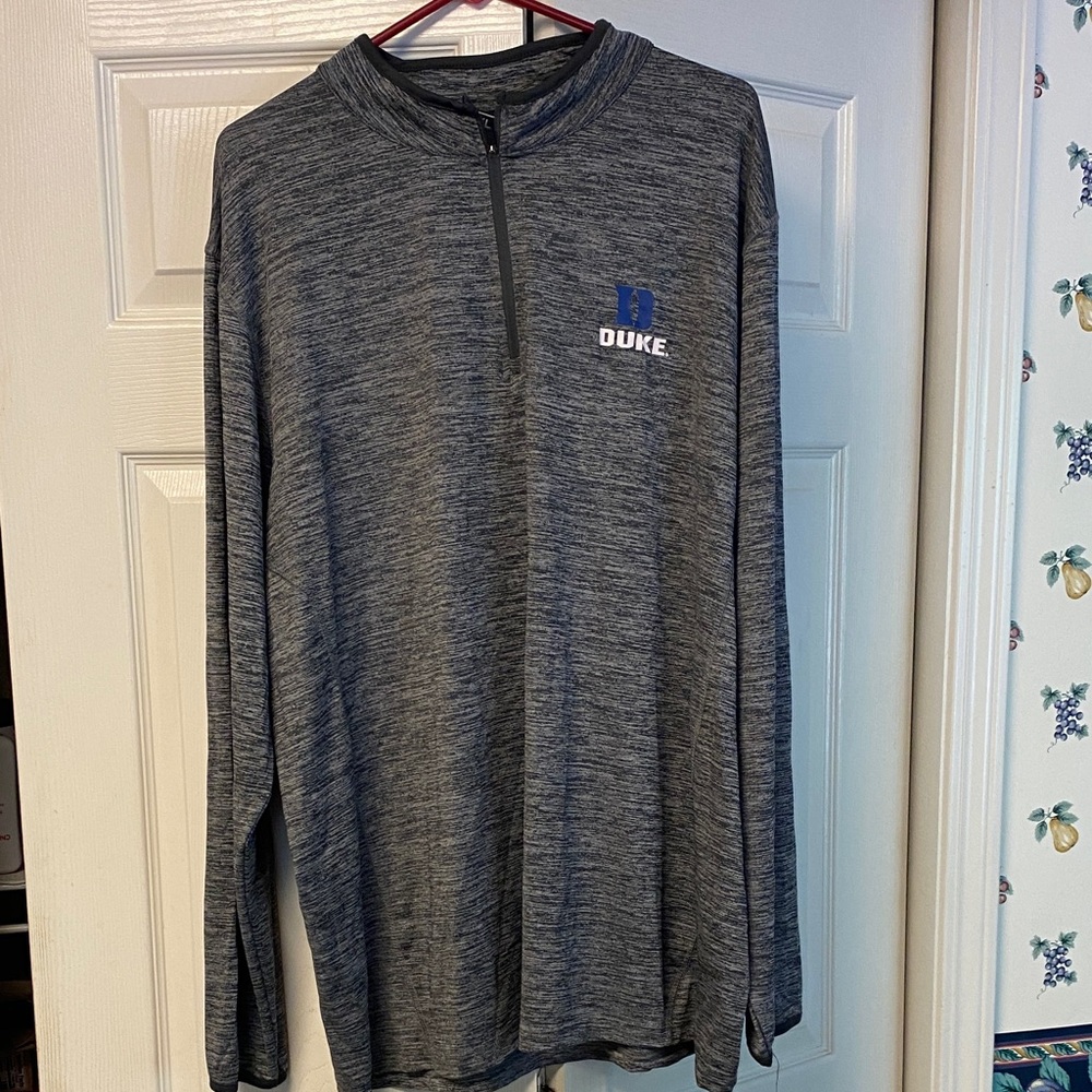 Duke Gray Quarter-Zip Pullover